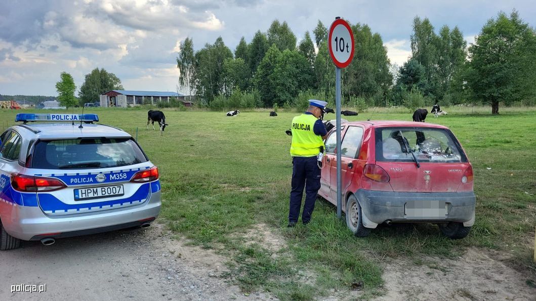 11-latek zatrzymał się na pastwisku