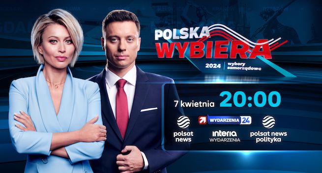 Wieczór wyborczy Polsatu na czterech antenach