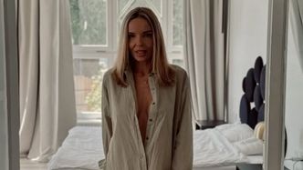 Agnieszka Włodarczyk prezentuje efekty remontu i... NOGI DO NIEBA! Fani odpływają: "Wdzięk, szyk i seksapil"