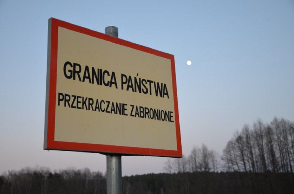 Poruszenie na granicy z Białorusią. Spadł na terytorium Polski
