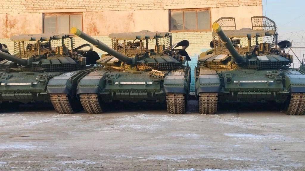 Nowe rosyjskie czołgi T-72B3 2024.