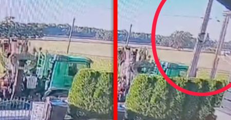Myślał, że nikt nie zauważy. Zdarzenie uchwyciła kamera. Jest nagranie