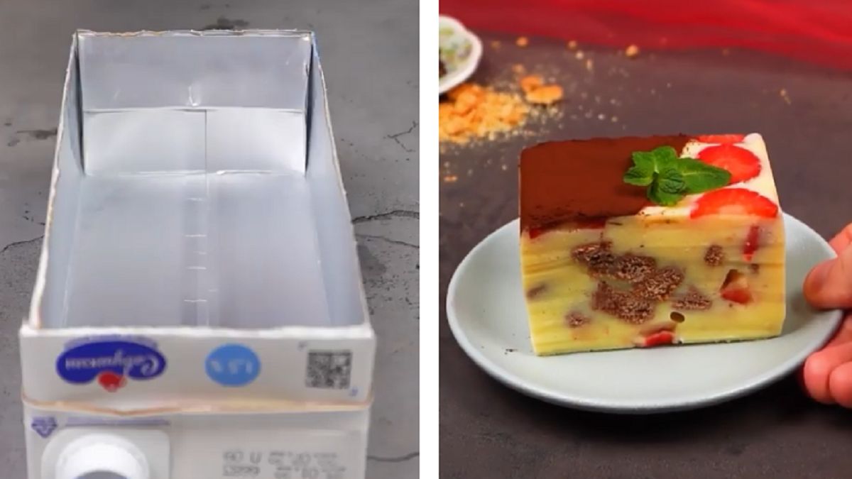 Nie wiesz co zrobić z kartonem po mleku? Użyj go ponownie do przygotowania tego przepisu