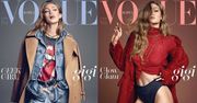 Gigi Hadid pokazuje język w "Vogue'u"