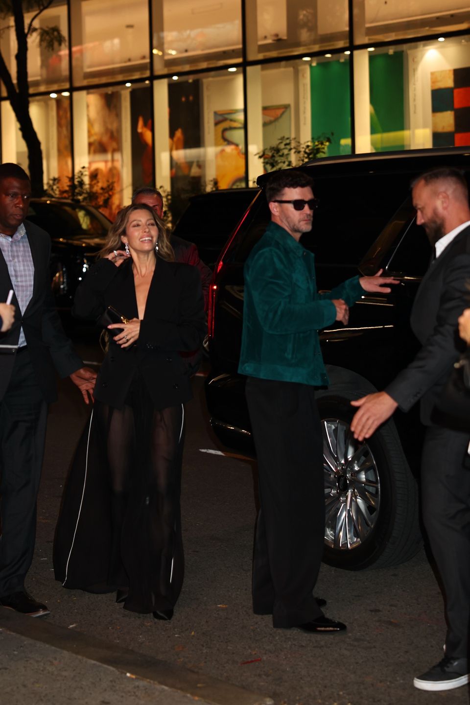Jessica Biel i Justin Timberlake w Nowym Jorku