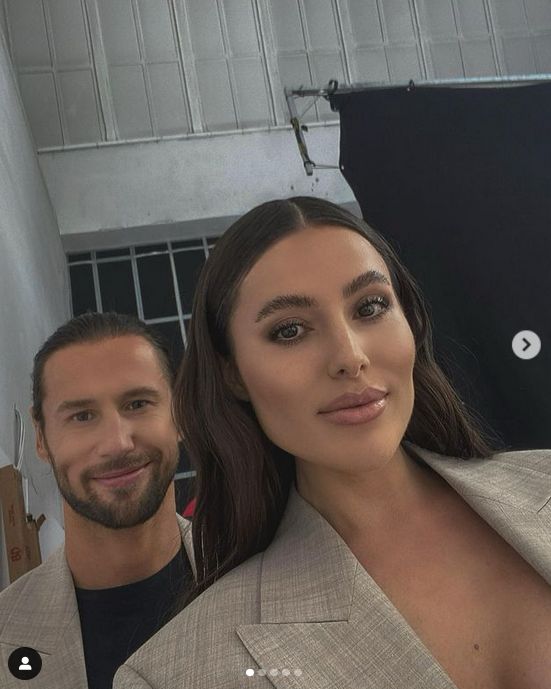 Celia Jaunat i Grzegorz Krychowiak