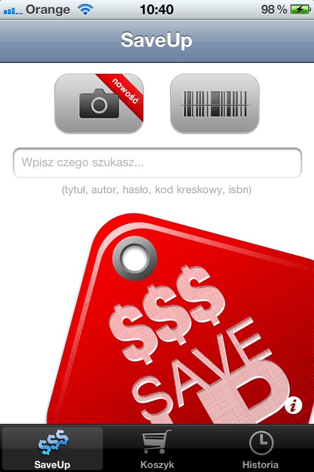 SaveUp – polska aplikacja umożliwiająca mobilne zakupy 2