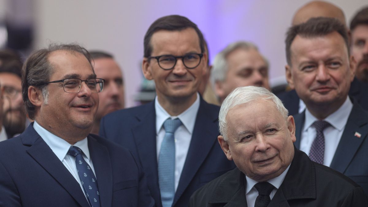 Marek Gróbarczyk, Mateusz Morawiecki, Jarosław Kaczyński, Mariusz Błaszczak