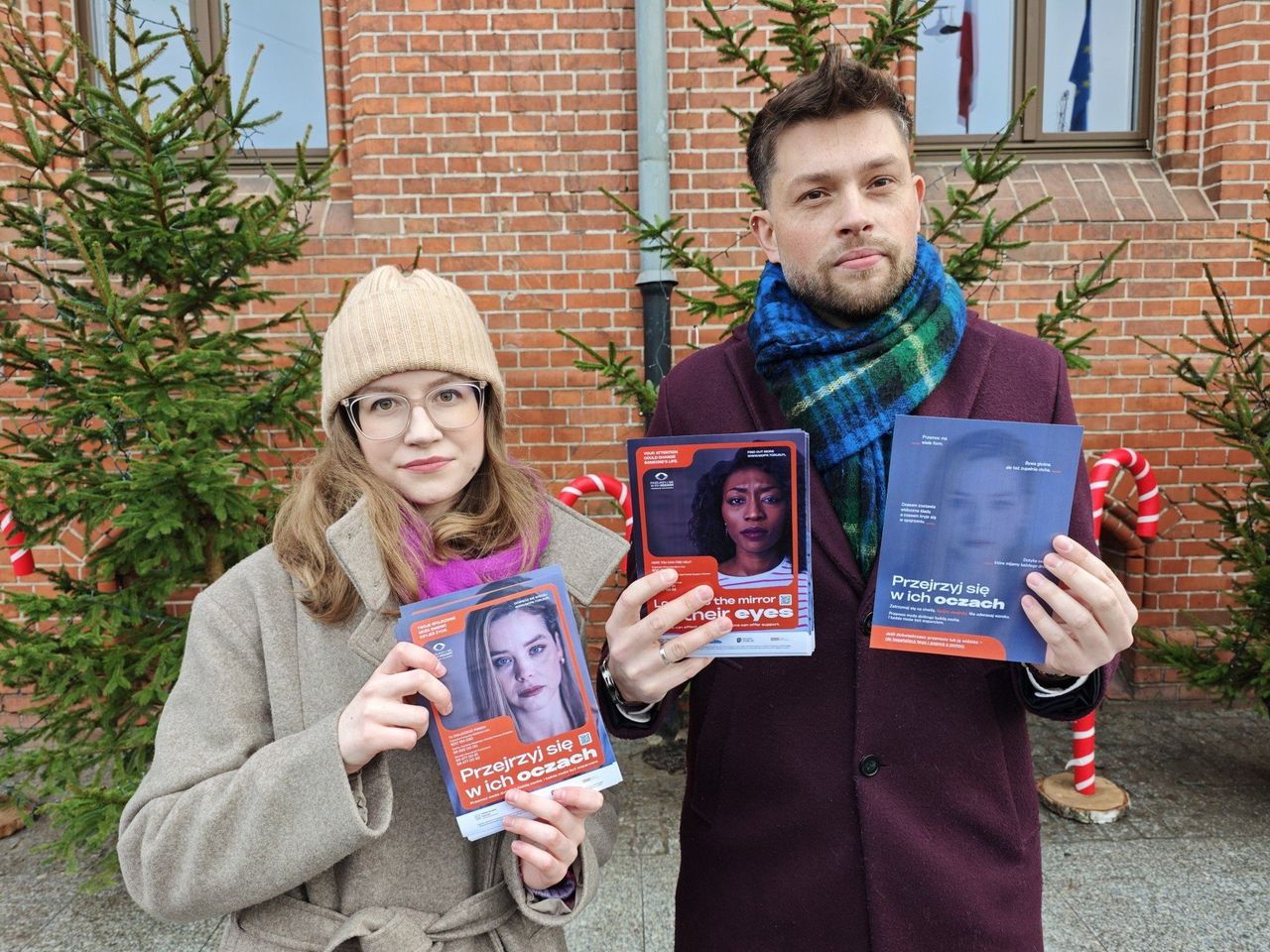 Toruń: "Przejrzyj się w ich oczach", może czujesz to samo. Miasto prowadzi kampanię przeciwko przemocy