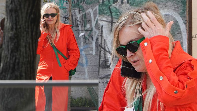 Monika Olejnik przyłapana przez paparazzi