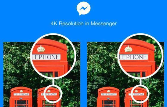Messenger obsłuży zdjęcia w jakości 4K