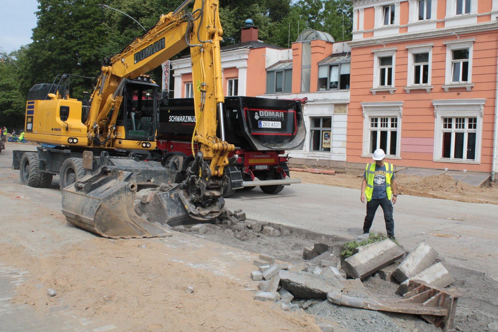 PRZEBUDOWA ULICY ZWYCIĘSTWA W KOSZALINIE KOLEJNY ETAP