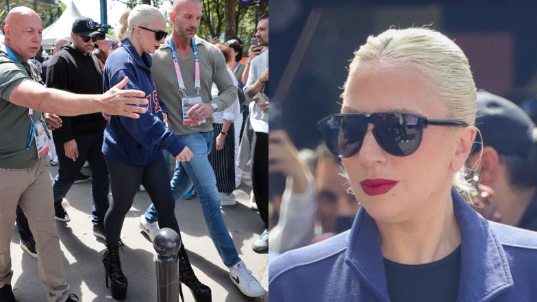 Lady Gaga na platformach paraduje po ulicach Paryża