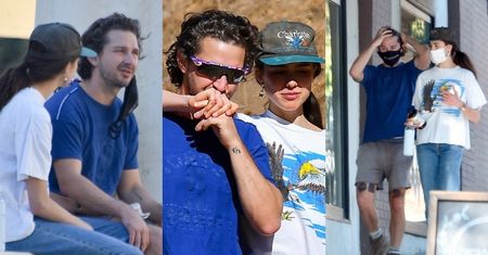 Niewzruszeni oskarżeniami FKA Twigs Shia LaBeouf i Margaret Qualley przechadzają się po Hollywood Hills (ZDJĘCIA)