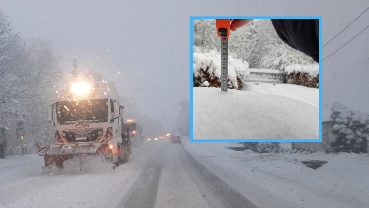 Sypnęło śniegiem w Polsce. Biały puch opanował miasta i drogi