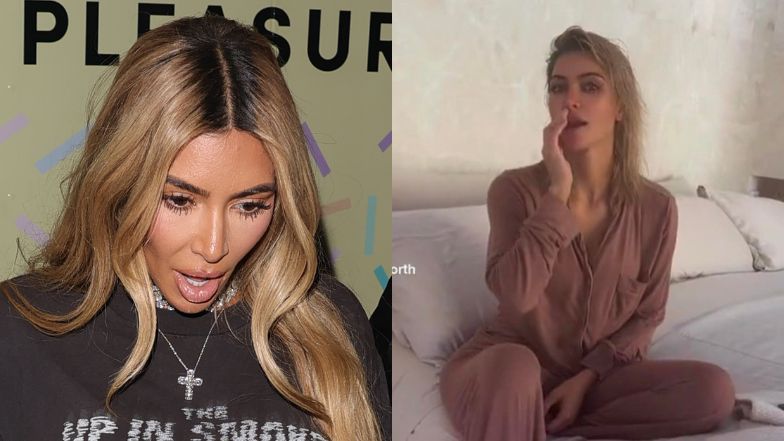 Rzadki widok: Kim Kardashian w naturalnej odsłonie