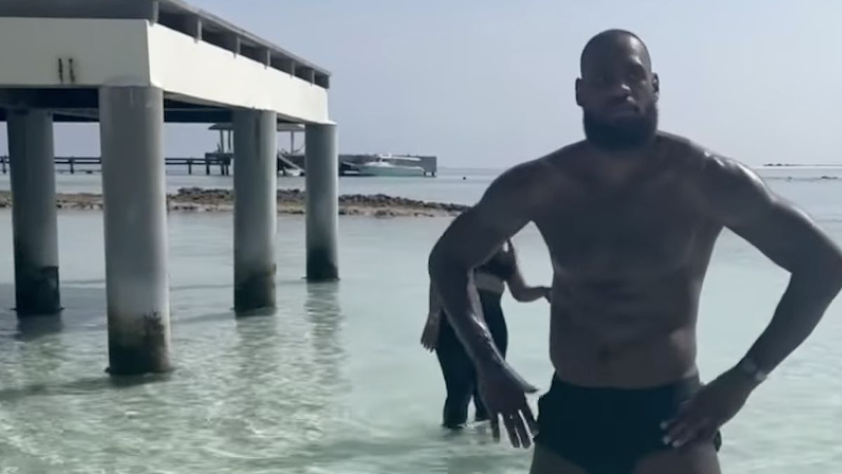 LeBron James wypoczywa na Malediwach 