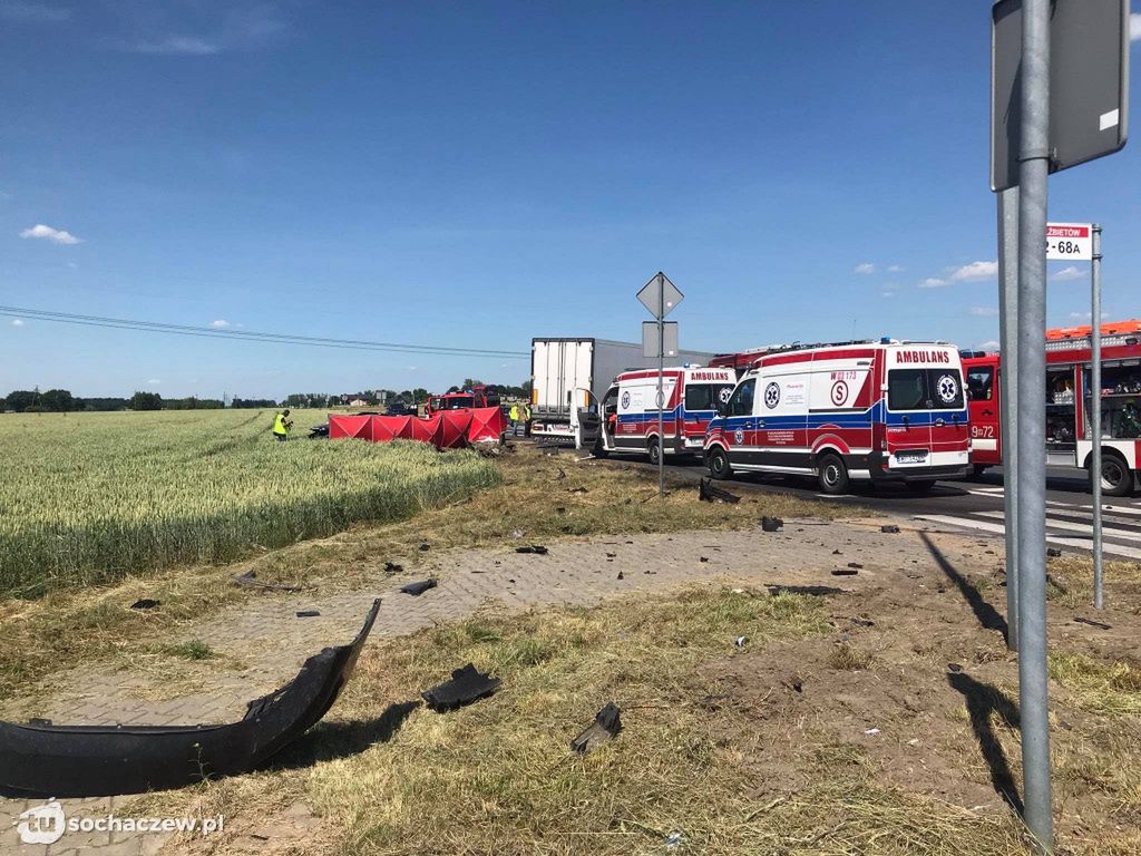 Tragiczny wypadek w Elżbietowie. Zginęło troje dzieci