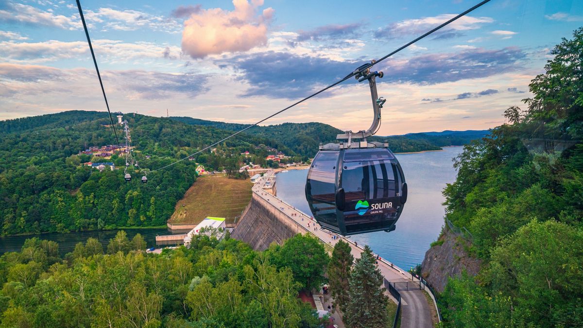 Kolej gondolowa PKL Solina to najnowocześniejsza tego typu kolej w Polsce