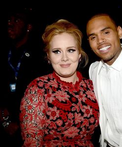 Chris Brown spędził wieczór w domu Adele