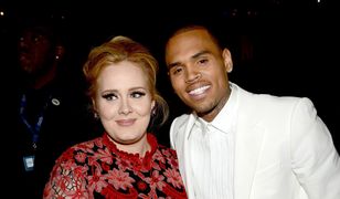 Chris Brown spędził wieczór w domu Adele