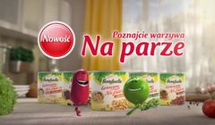 Bonduelle reklamuje w telewizji "Warzywa Bo-na-Parze"