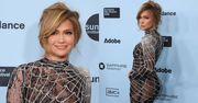 Jennifer Lopez w przezroczystej pajęczynce wdzięczy się na Sundance Film Festival