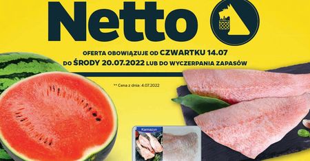 Netto nowa gazetka 14.07-20.07. Promocje w Netto od czwartku 14 lipca