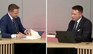 Rafał Trzaskowski podpisał książkę dla Mentzena. Zamiast postulatów