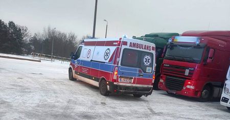 Myśleli, że usnął. Kolejny kierowca ciężarówki z Ukrainy zmarł w swoim pojeździe