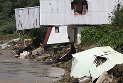 Raba niszczy działki