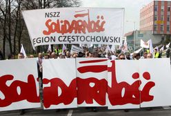 Demonstracja Solidarności ws. pracowników społecznych
