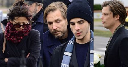 Sophie Marceau i trzej synowie Żuławskiego na pogrzebie (FOTO)