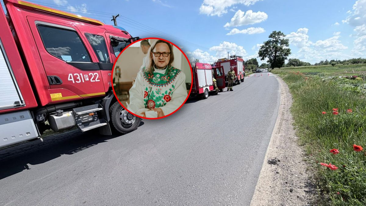 Wypadek i msza w intencji księdza proboszcza.