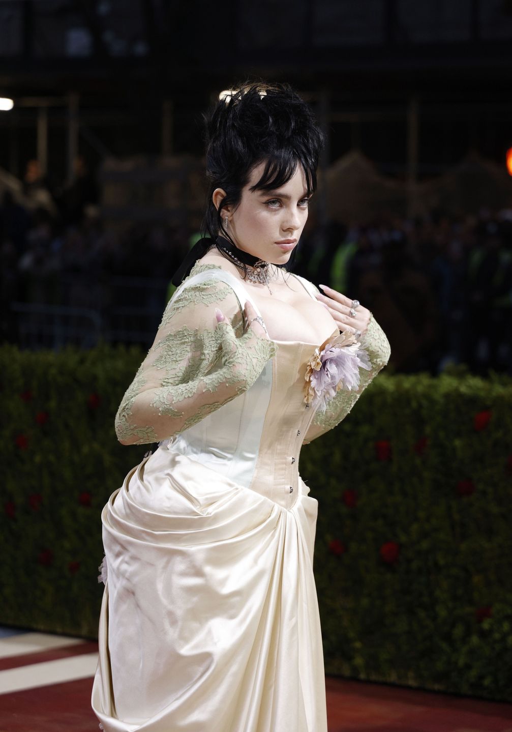 Billie Eilish na Met Gala w Metropolitan Museum of Art
w Nowymjorku, 2022 EPA/JUSTIN LANE 
Dostawca: PAP/EPA.
JUSTIN LANE