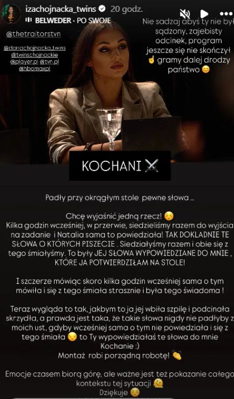 Iza z "The Traitors"