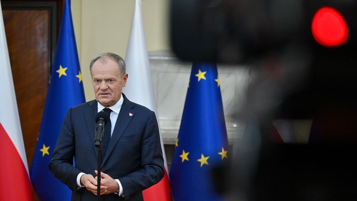 Premier Donald Tusk po spotkaniu z prezydentem