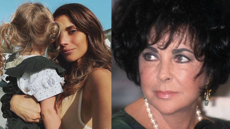 Weronika Rosati z zachwytem opowiada o nowym talencie czteroletniej córki: "Z amerykańskim akcentem mówi, że NAZYWA SIĘ ELIZABETH TAYLOR"