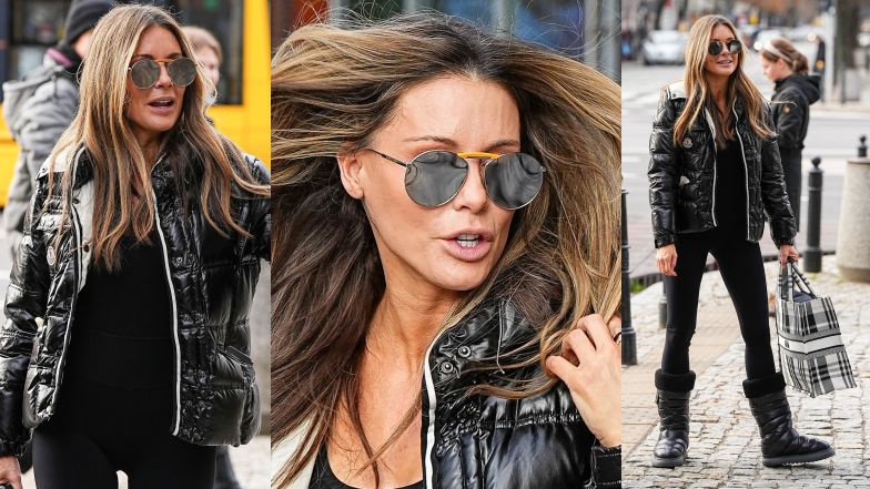 Małgorzata Rozenek przed studiem "Dzień dobry TVN"