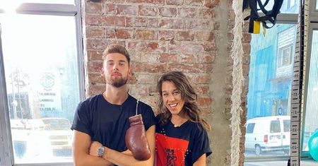 Bartosz Bednorz i Joanna Jędrzejczyk z wizytą na planie "Top Model"