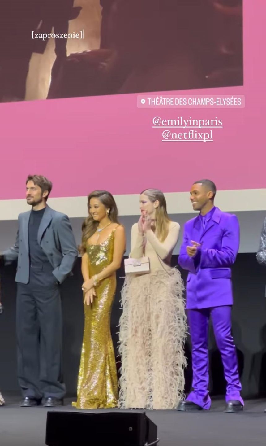 Jessica Mercedes na premierze "Emily w Paryżu"