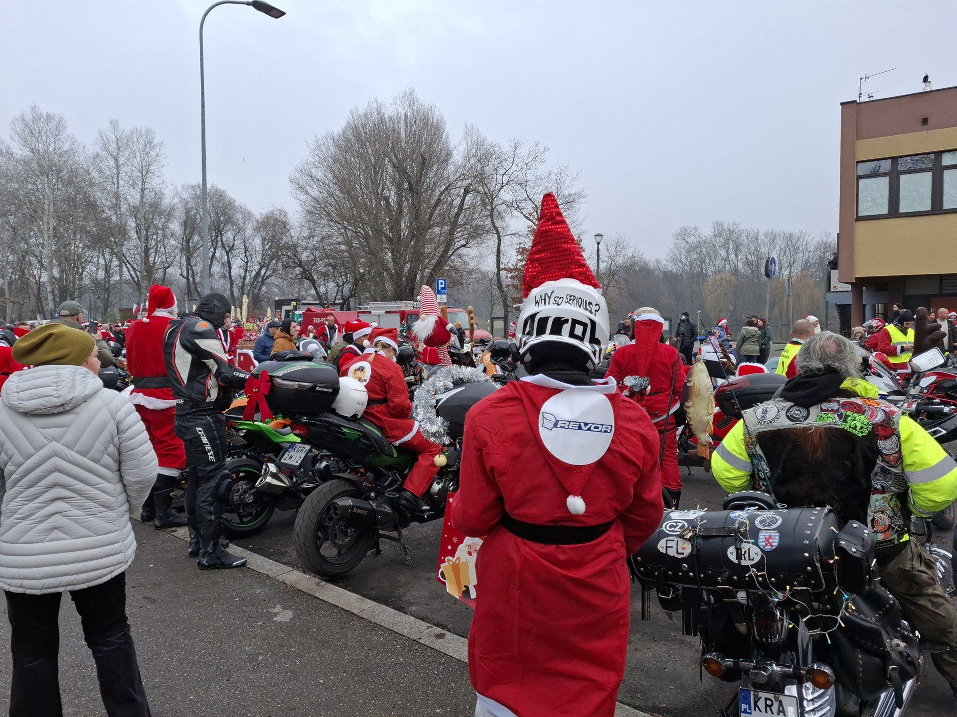 MotoMikołaje opanowali Kraków! To piękna akcja