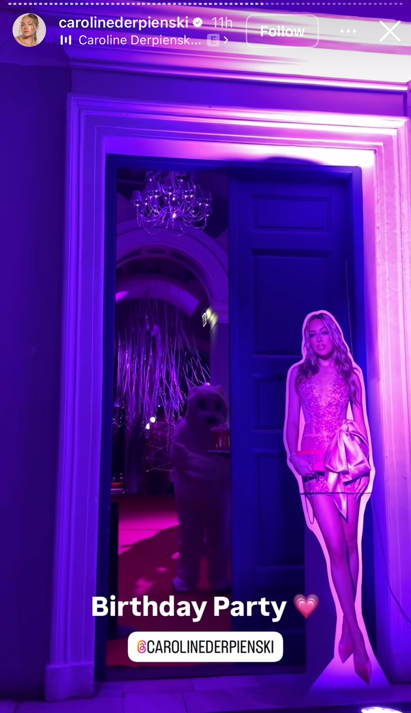 23. urodziny Caroline Derpienski