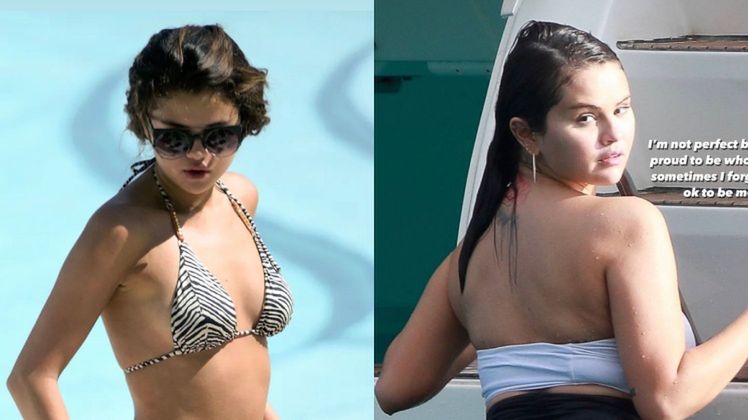 Selena Gomez porównała swoją obecną sylwetkę z tą sprzed 10 lat
