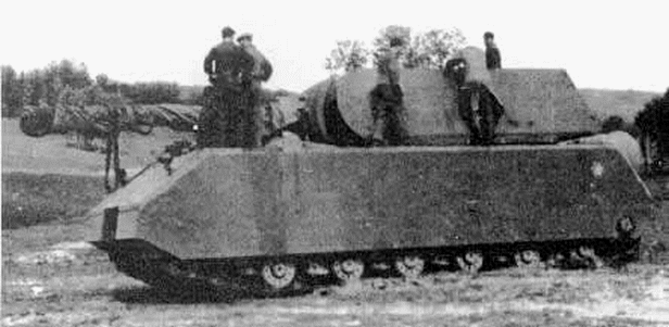 Panzerkampfwagen VIII Maus podczas testów prototypu