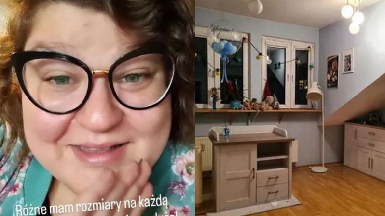 Dominika Gwit pokazuje kącik dla dziecka