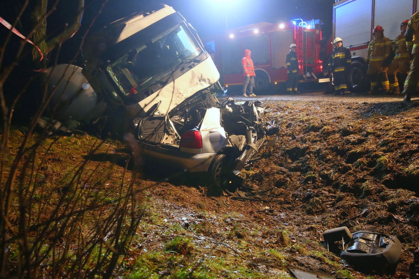 Wypadek w miejscowości Stare Paprockie Holendry