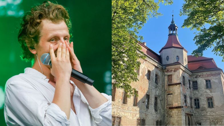 Maciej Musiałowski drży o swój zamek za DWA MILIONY. Park wokół posiadłości już został zalany wodą