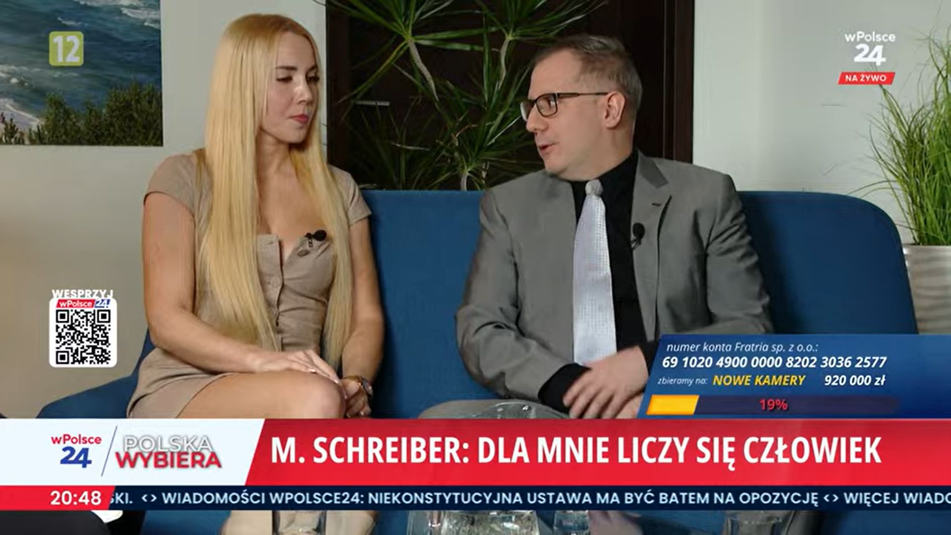 Marianna Schreiber udzieliła wywiadu z Przemysławem Czarneckim