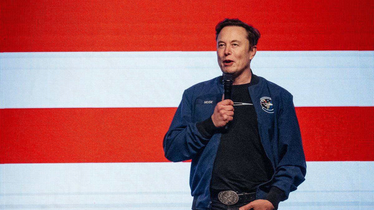 Elon Musk Speaks At America PAC Town Hall Ahead Of Wisconsin Supreme Court Election
Elon Musk, chief executive officer of Tesla Inc., speaks during an America PAC town hall ahead of the Wisconsin Supreme Court election at the KI Convention Center in Green Bay, Wisconsin, US, on Sunday, March 30, 2025. Musk's plan to hand out $1 million checks to two residents for participating in Wisconsin's Supreme Court election is barred by state law, a new complaint said Friday. Photographer: Jamie Kelter Davis/Bloomberg via Getty Images
Bloomberg
judge, 2025uspolitics, north american, wisconsin supreme court, judiciary, elections, u.s. government, us, united states of america, americas, government news, u.s.a., american